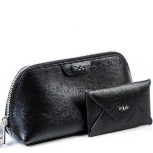 LaurenRalph Lauren Leather Clutch Black 8.5"x4.25"